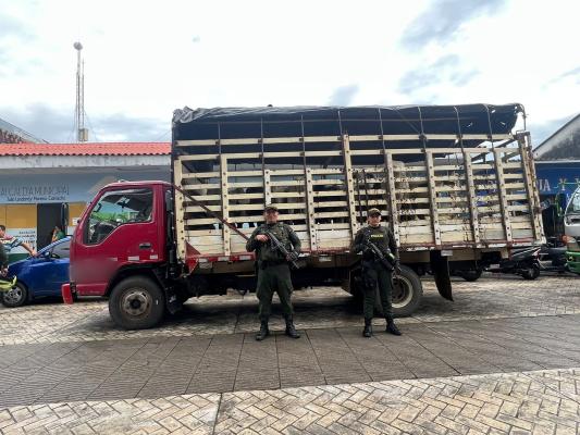 Acciones operativas contra el hurto sobre cabezas de ganado en el Meta