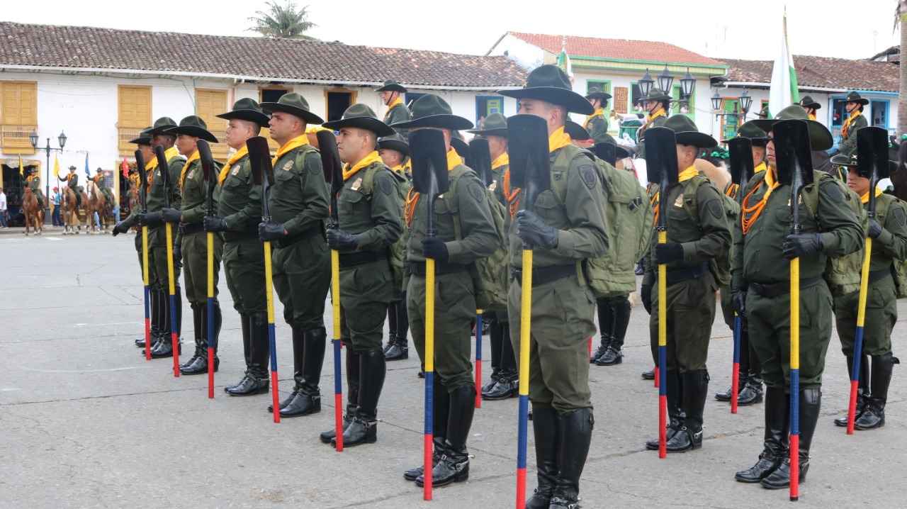 Carabineros Guardabosques en formación