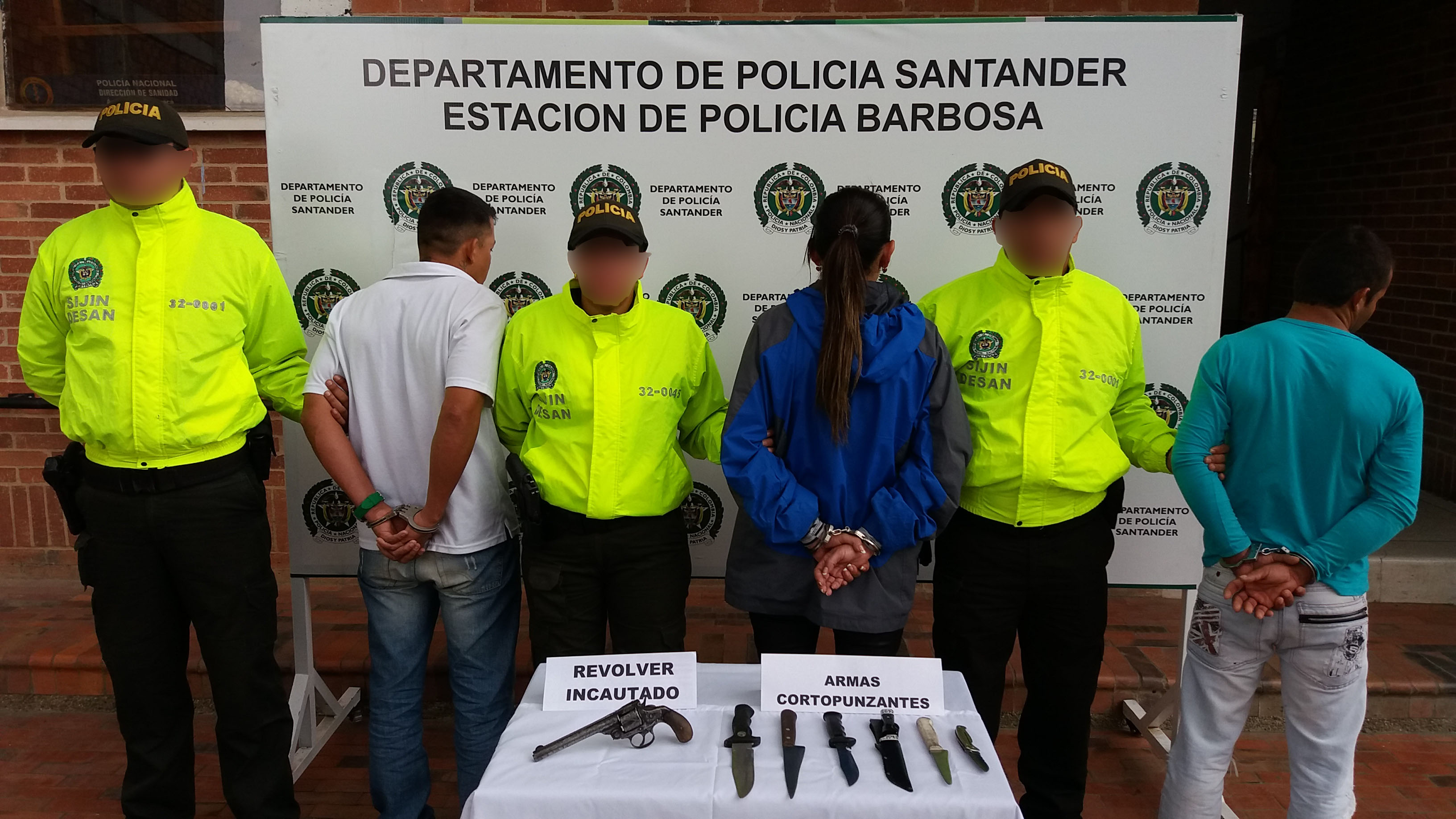 Cuatro capturados por el homicidio de un hombre en Güepsa