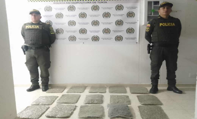 Policía Metropolitana de Tunja contra el Microtráfico