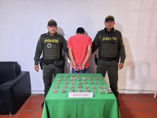 Capturado con estupefacientes