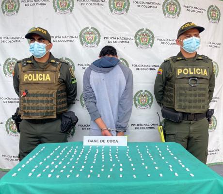 Capturado por porte de estupefacientes