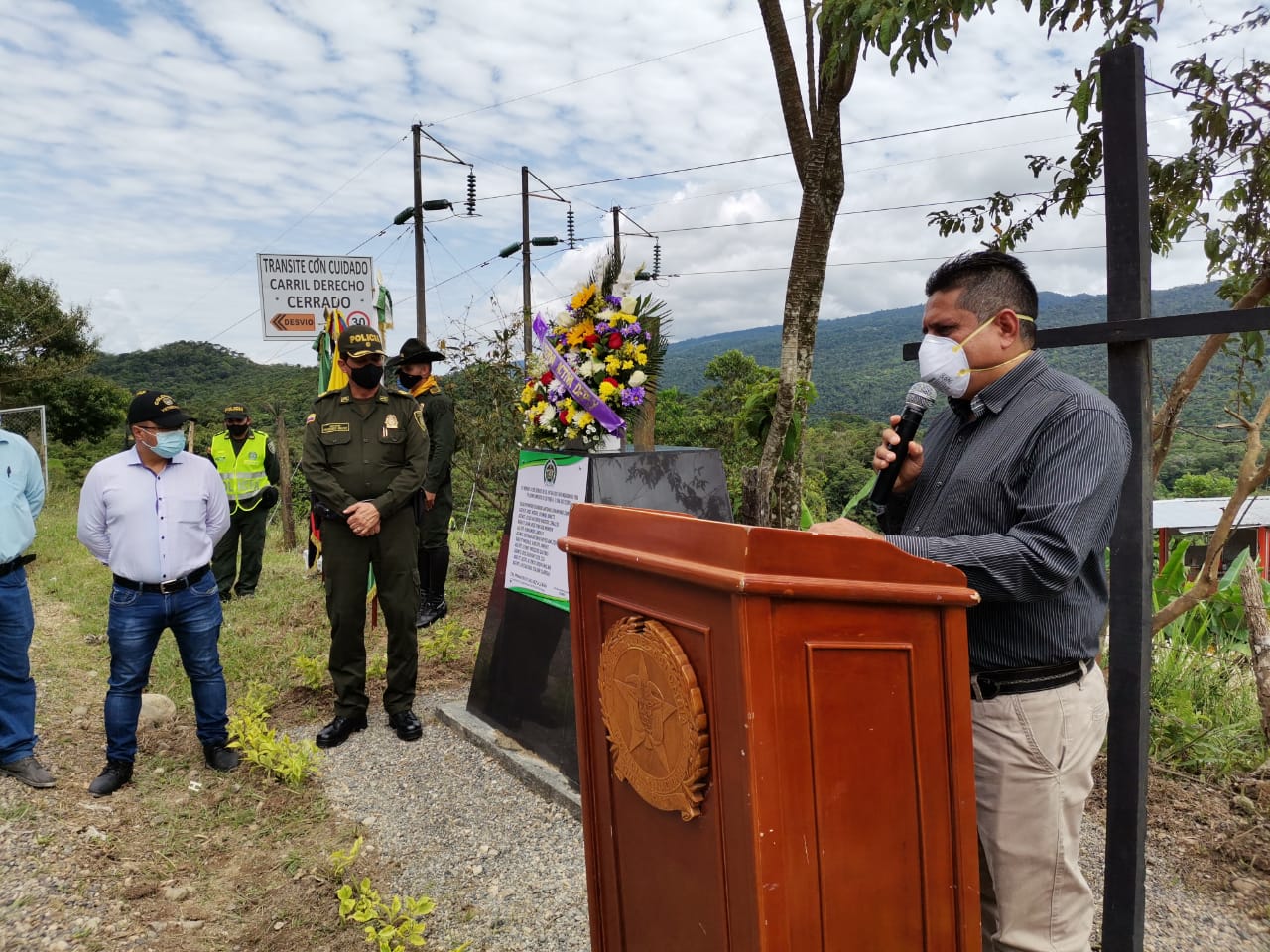 En un acto solemne recordamos la memoria de nuestro héroes caídos en la vereda la “M” 