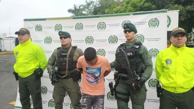 Cayó el autor material del homicidio del patrullero Edgar Cardona en Cali