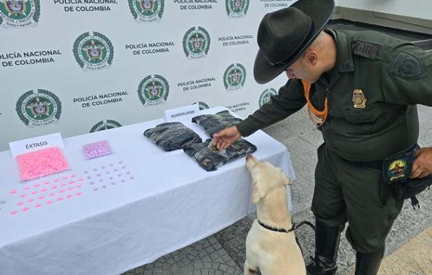 Más de 1000 pastillas de extasis incautadas en Manizales