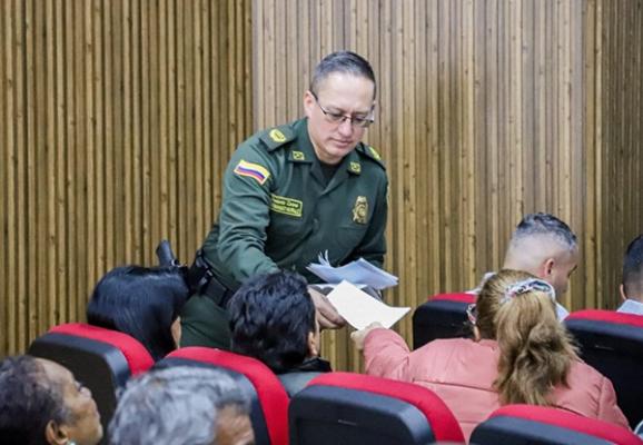 Rendición de cuentas en el comando de Manizales