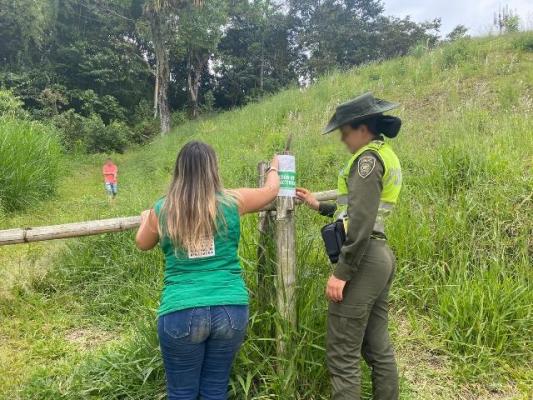 Dos personas son capturadas en zona protegida del parque arqueológico el Salado Consota