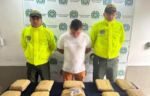Cuando se disponía a transportar marihuana fue capturado en la Virginia