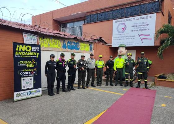 Todas las especialidades participaron de la actividad, en la institución educativa Ciudadela Cuba