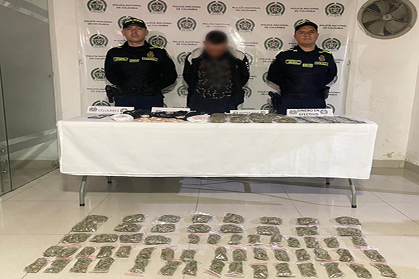 Capturado alias 'Soldado' por el delito de tráfico, fabricación y porte de estupefacientes