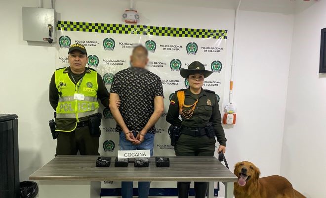 Capturado con 2000 mil gramos de cocaína