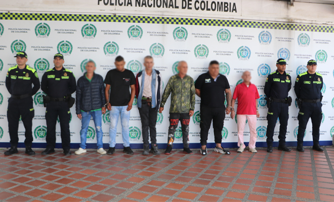 El grupo delincuencial era liderado por un sujeto conocido como “Santa” 