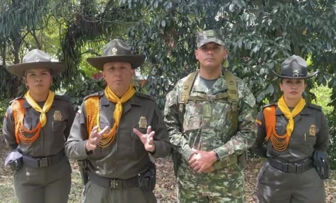 Tres polic&iacute;as, entre ellos el comandante del departamento de risaralda y un integrante del ej&eacute;rcito nacional