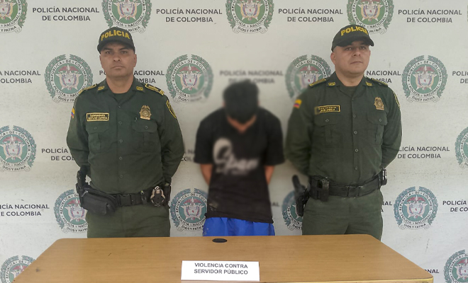 La persona capturada al parecer es un importante actor criminal de este sector