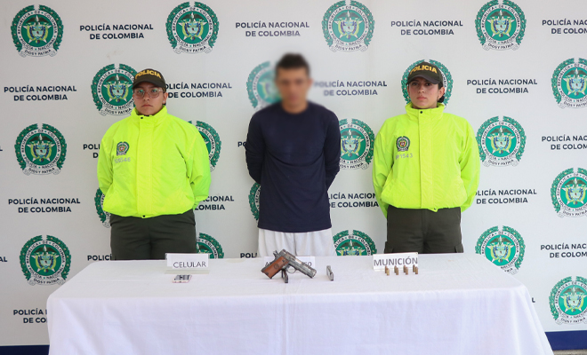 Los sujetos judicializados son sorprendidos con diferentes armas de fuego