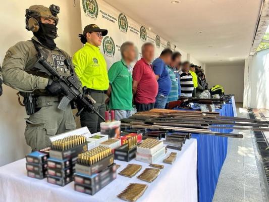 Afectación contundente a una red de tráfico de armas y explosivos en la ciudad de Neiva