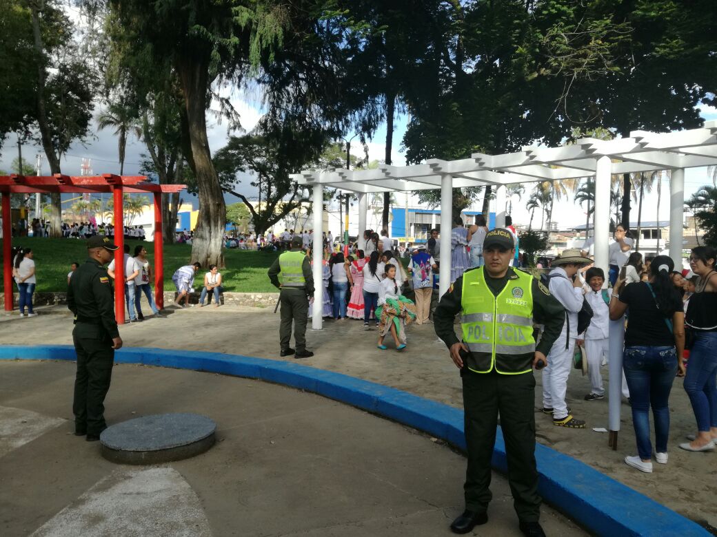 Policía garantizó la seguridad en la Celebración de los 467 años de Ibagué