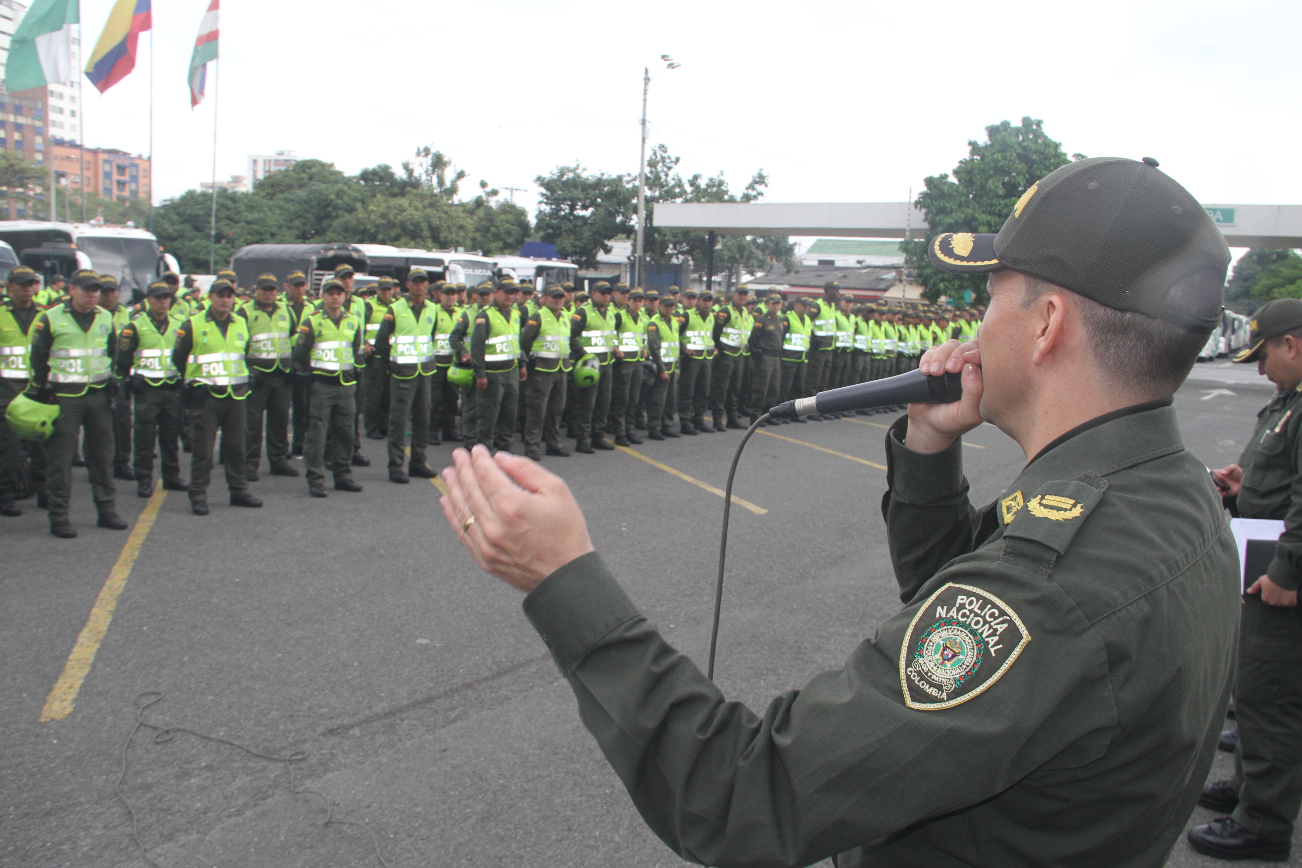 600 policías comprometidos con esta eventualidad en Cali