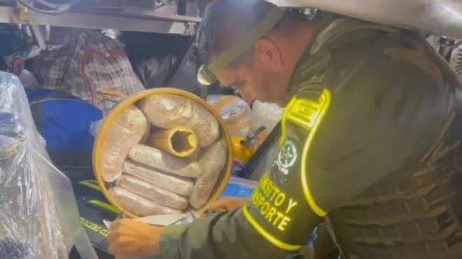 Incautación de sustancias estupefacientes