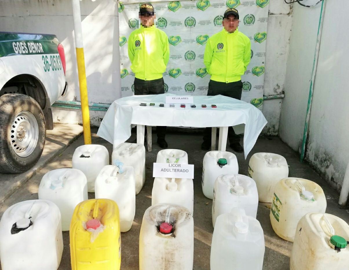 Incautados más de trescientos litros de licor adulterado en el municipio de Tibú