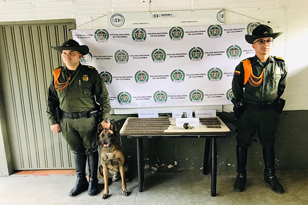 Incautados en el barrio Nueva Jerusalén en Bello 381 cartuchos y 2 granadas de fragmentación 