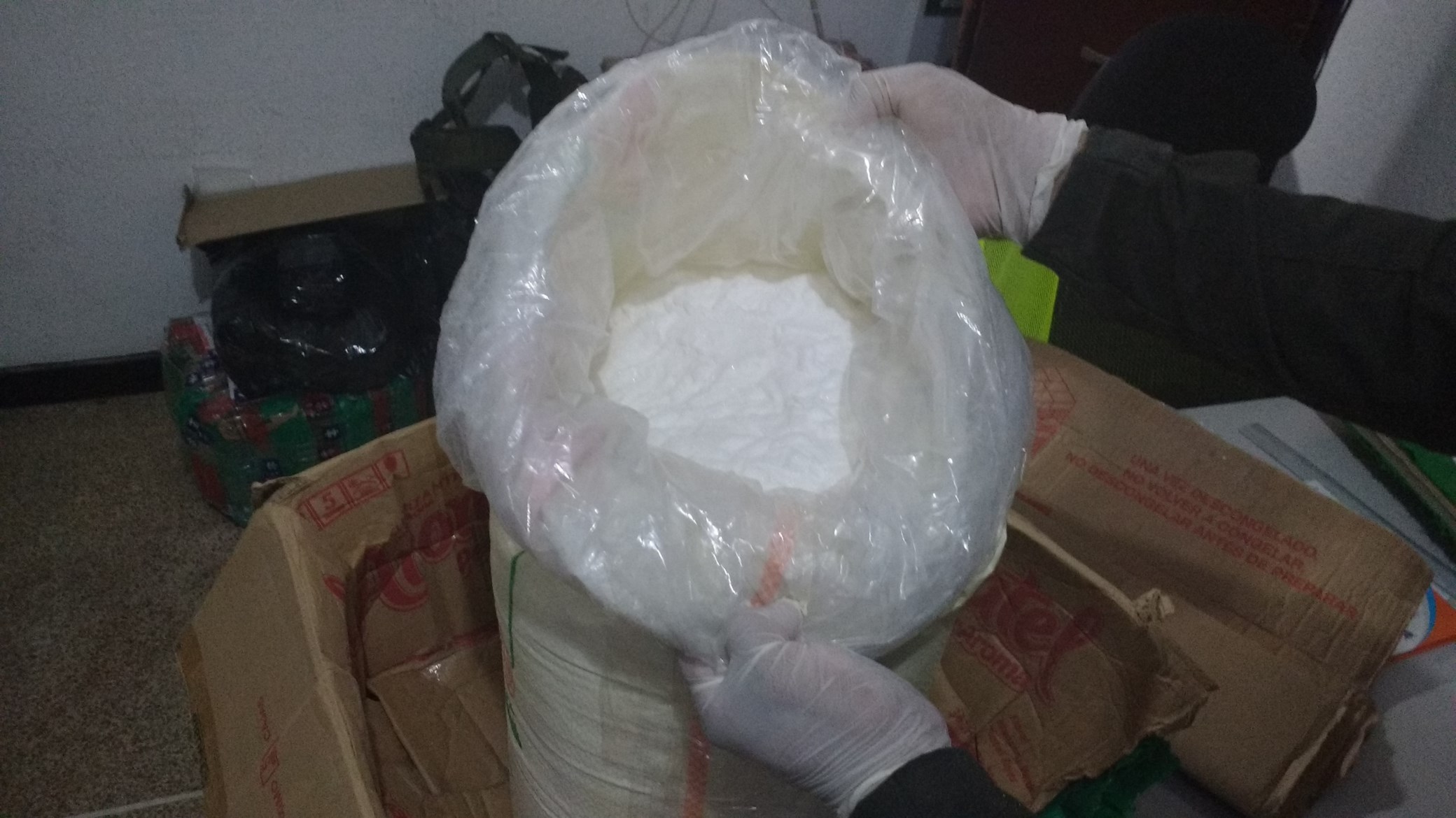 Los narcóticos fueron enviados en la modalidad de encomienda desde el interior del país