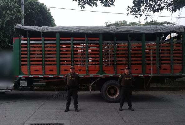 Incautación en área urbana del municipio de Puerto López