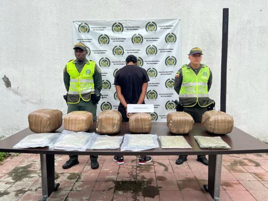 Capturado e  incautado de 35.000 gramos de marihuana