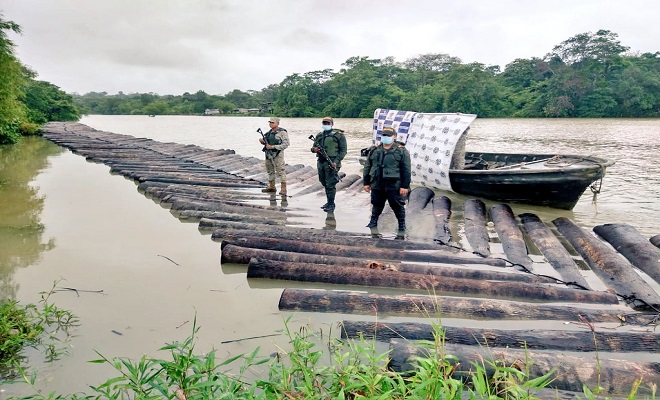 Incautamos importante cargamento de madera en el Litoral del San Juan