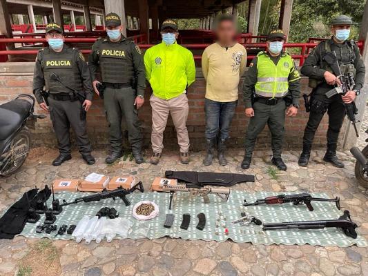 Capturado un hombre rras la materialización de una diligencia de registro y allanamiento