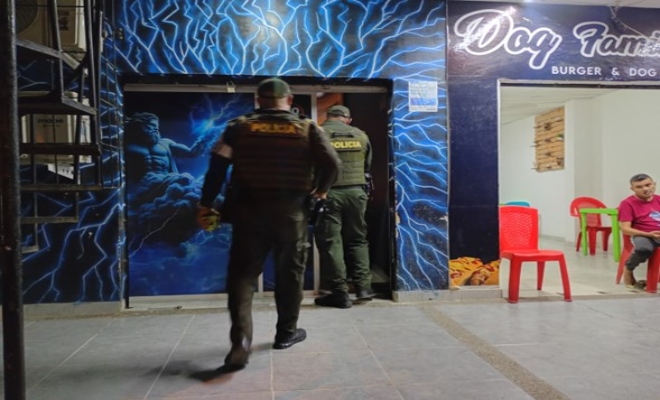 Control de los uniformados a establecimientos comerciales 