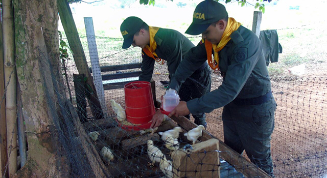 “Juntos por el campo”-estrategia policial-para el autosostenimiento en comunidades rurales-Meta