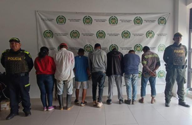 La Policía capturó a siete personas, quienes al parecer pretendían invadir un predio en Puerto López, Meta 