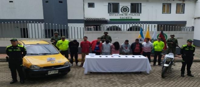 Capturadas por orden judicial ocho personas, por el delito de tráfico, fabricación o porte de estupefacientes y concierto para delinquir