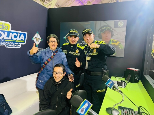 La Policía Nacional participa en la Feria Internacional del Libro de Bogotá 2023