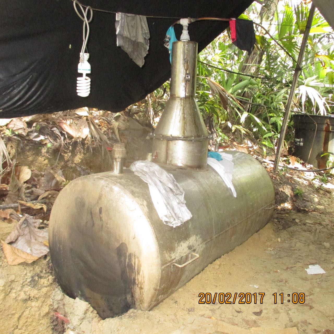 laboratorio-sanjuandeuraba-Laboratorio hallado para el procesamiento de droga