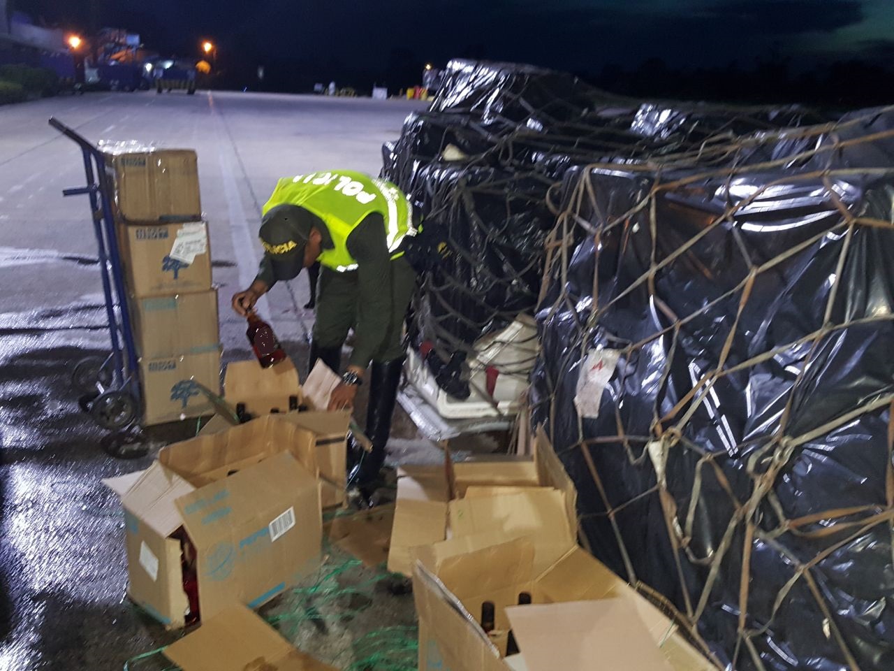 incautación licor extranjero 