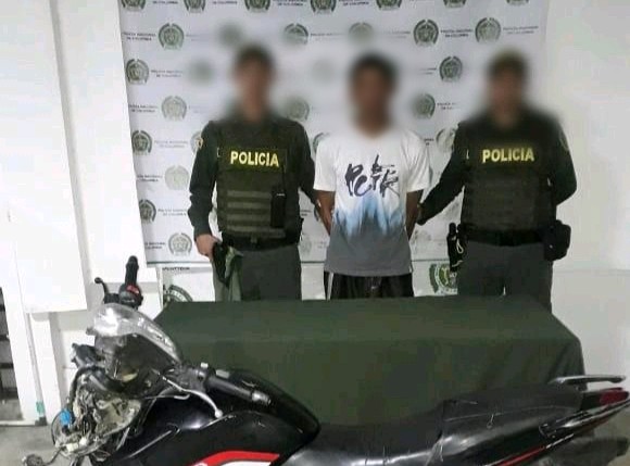 Logramos la recuperación de una motocicleta y la captura de una persona