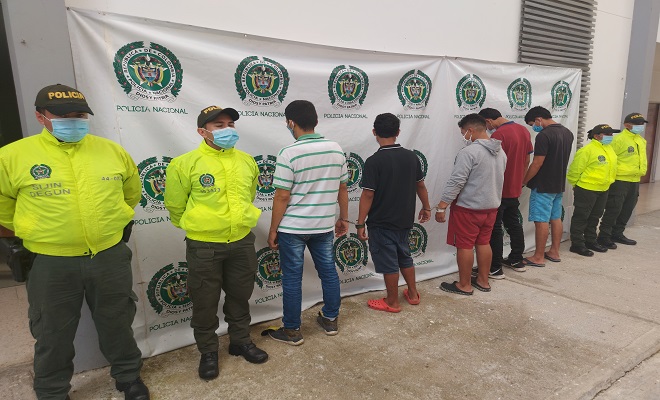 Capturados por estupefacientes 