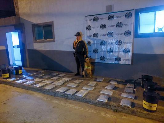 Con esta incautación logramos sacar de las calles 35.000 dosis de marihuana.