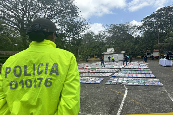 Más de cinco toneladas de clorhidrato de cocaína fueron incautadas en zona rural de Necoclí