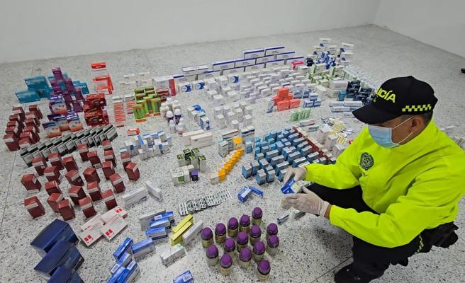 Un total de 22.479 unidades de medicamentos, marcados como “Uso Institucional”.