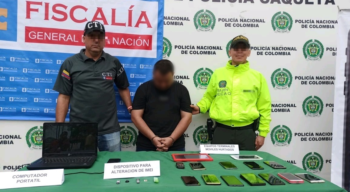 Modificaba imei de celulares hurtados para venderlos