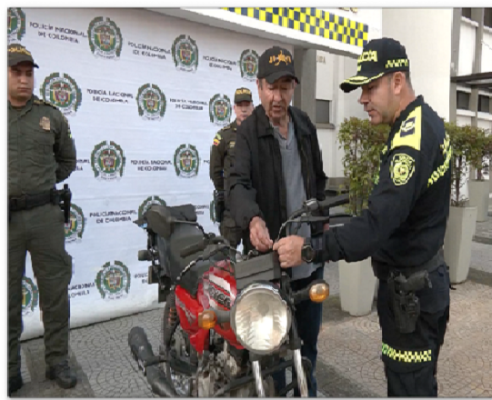 La motocicleta está avaluada en $3.500.000.