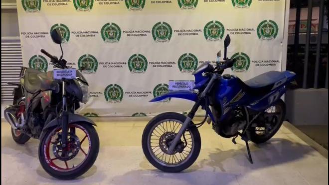Recuperamos dos motocicletas en el sur de Bucaramanga