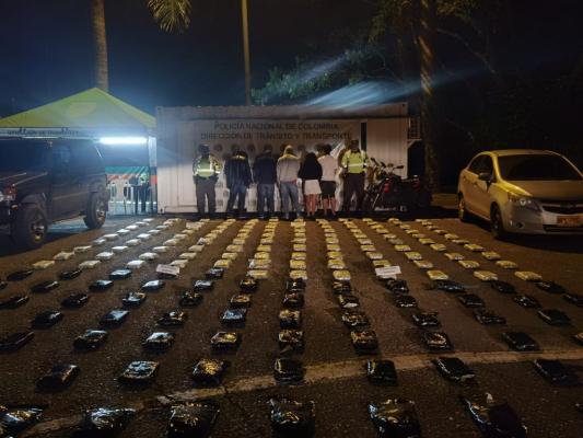 Incautación de 250 kilogramos de marihuana tipo "creepy"