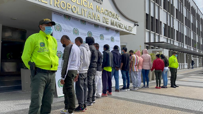 Operación ‘La Sierra’ permite la captura de cuatro mujeres y nueve hombres por tráfico de estupefacientes y concierto para delinquir