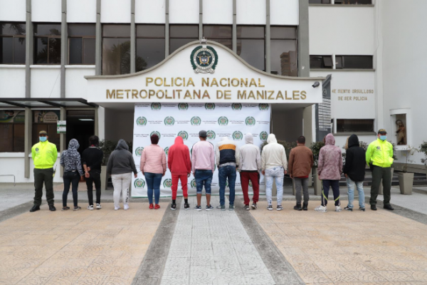12 capturados mediante la operacion prince