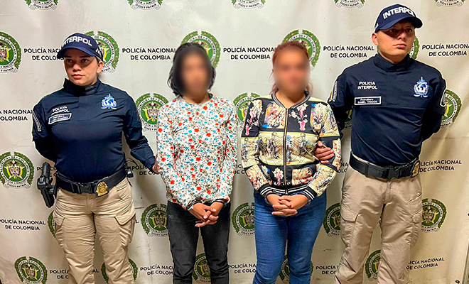 Mediante un trabajo articulado se capturó a las presuntas responsables de abusar sexualmente de 3 menores de edad.