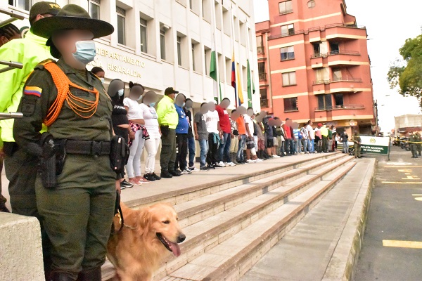 32 personas capturas en allanamientos 